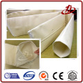 Needle punched nonwoven filter bag